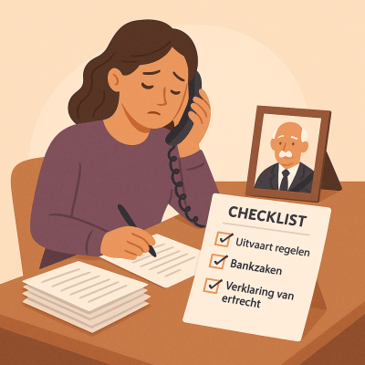 Wat moet je allemaal doen als iemand overlijdt?